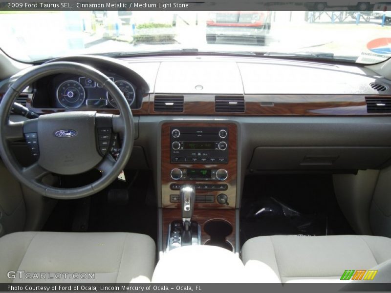 Cinnamon Metallic / Medium Light Stone 2009 Ford Taurus SEL