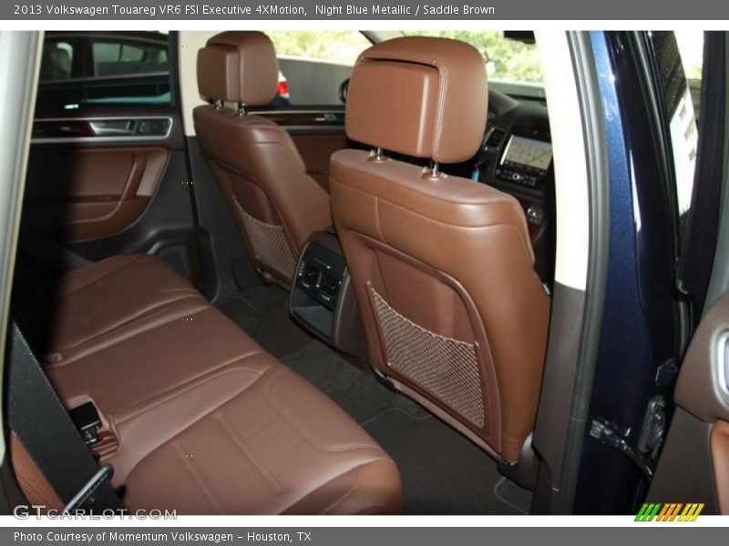 Night Blue Metallic / Saddle Brown 2013 Volkswagen Touareg VR6 FSI Executive 4XMotion