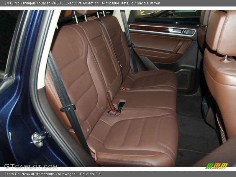 Night Blue Metallic / Saddle Brown 2013 Volkswagen Touareg VR6 FSI Executive 4XMotion