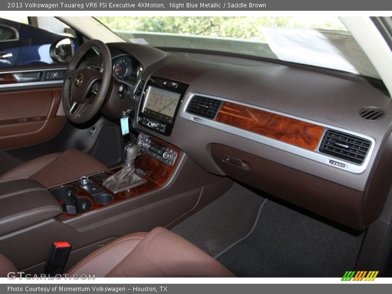 Night Blue Metallic / Saddle Brown 2013 Volkswagen Touareg VR6 FSI Executive 4XMotion