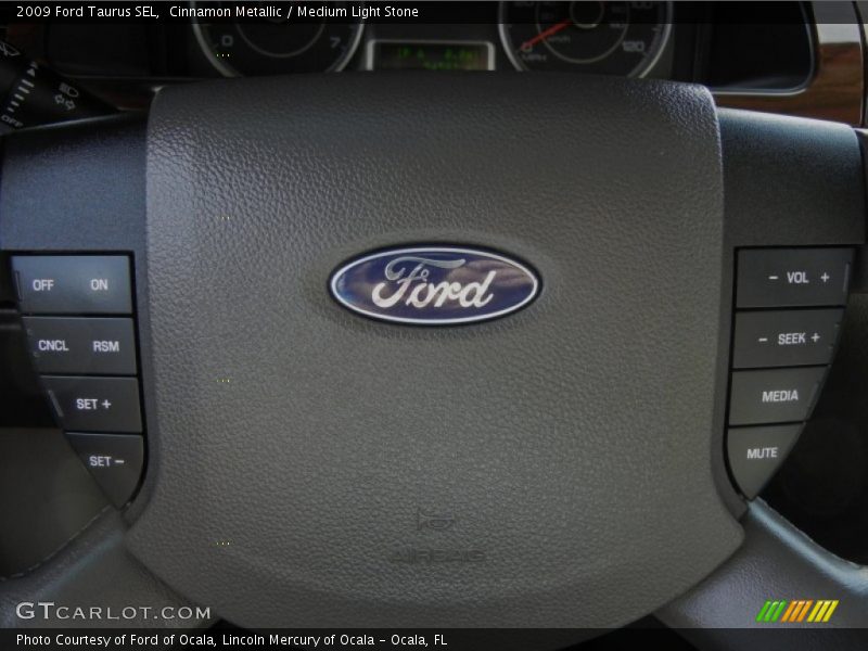 Cinnamon Metallic / Medium Light Stone 2009 Ford Taurus SEL
