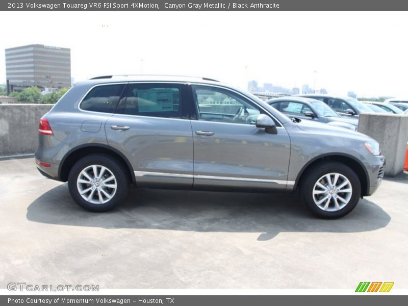 Canyon Gray Metallic / Black Anthracite 2013 Volkswagen Touareg VR6 FSI Sport 4XMotion