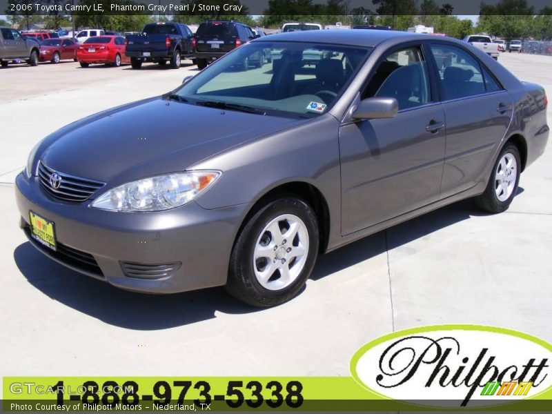 Phantom Gray Pearl / Stone Gray 2006 Toyota Camry LE