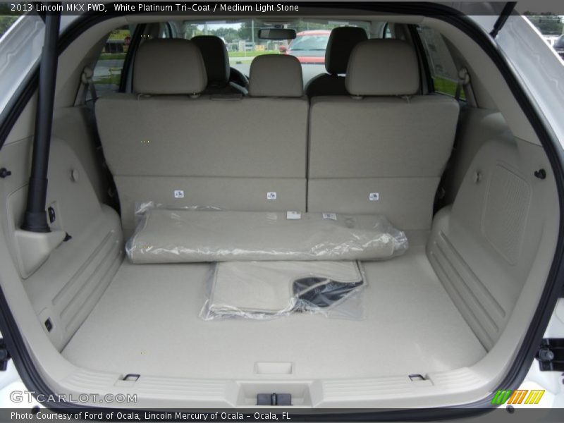 White Platinum Tri-Coat / Medium Light Stone 2013 Lincoln MKX FWD