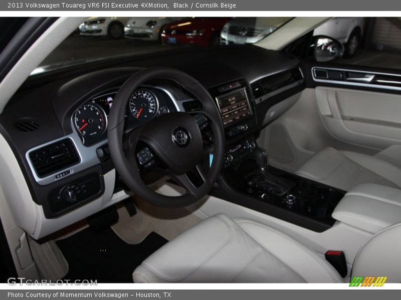 Black / Cornsilk Beige 2013 Volkswagen Touareg VR6 FSI Executive 4XMotion