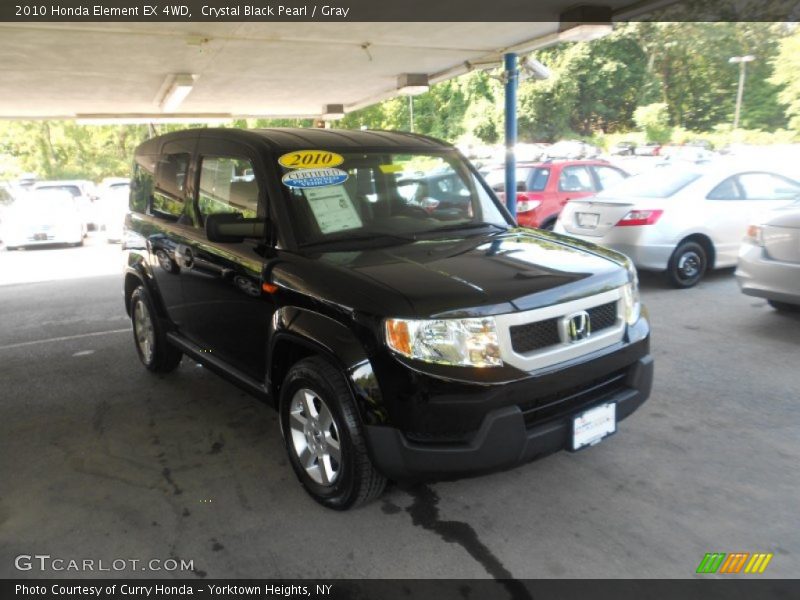Crystal Black Pearl / Gray 2010 Honda Element EX 4WD