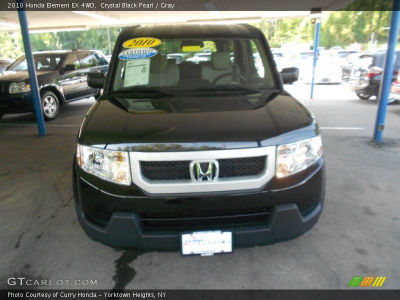 Crystal Black Pearl / Gray 2010 Honda Element EX 4WD