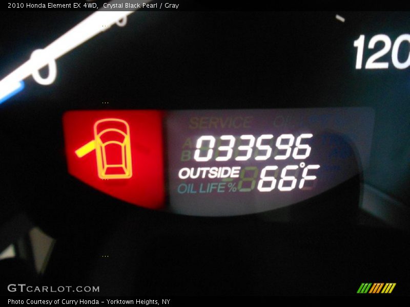 Crystal Black Pearl / Gray 2010 Honda Element EX 4WD