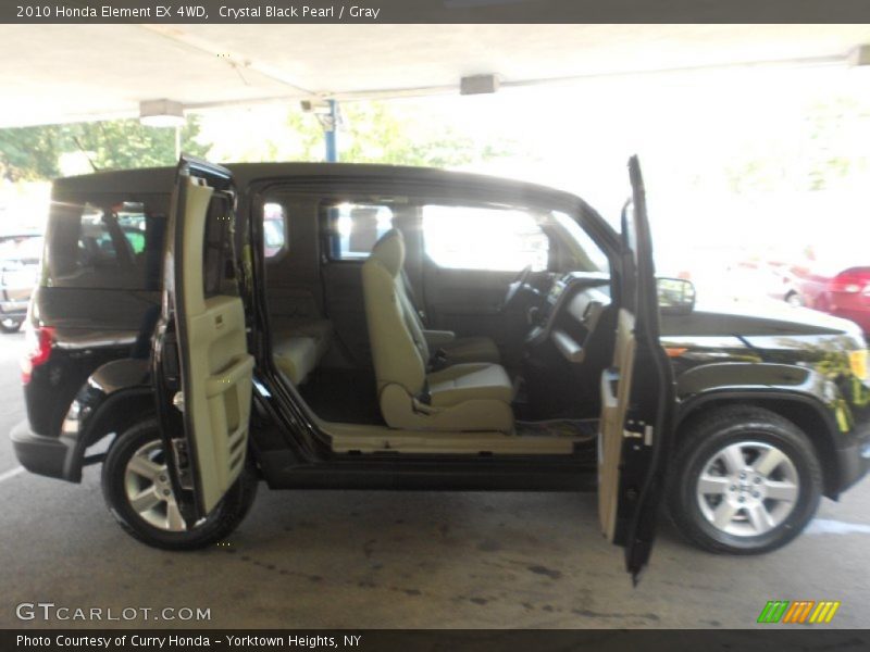 Crystal Black Pearl / Gray 2010 Honda Element EX 4WD