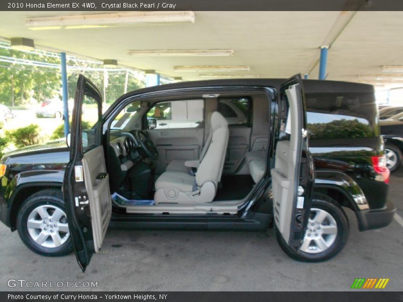 Crystal Black Pearl / Gray 2010 Honda Element EX 4WD
