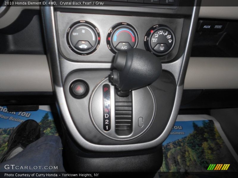 Crystal Black Pearl / Gray 2010 Honda Element EX 4WD