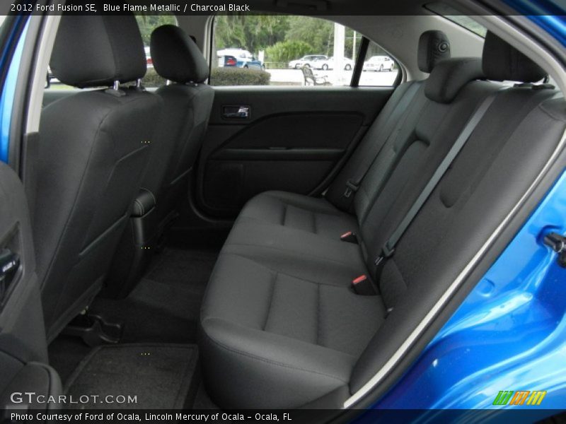 Blue Flame Metallic / Charcoal Black 2012 Ford Fusion SE