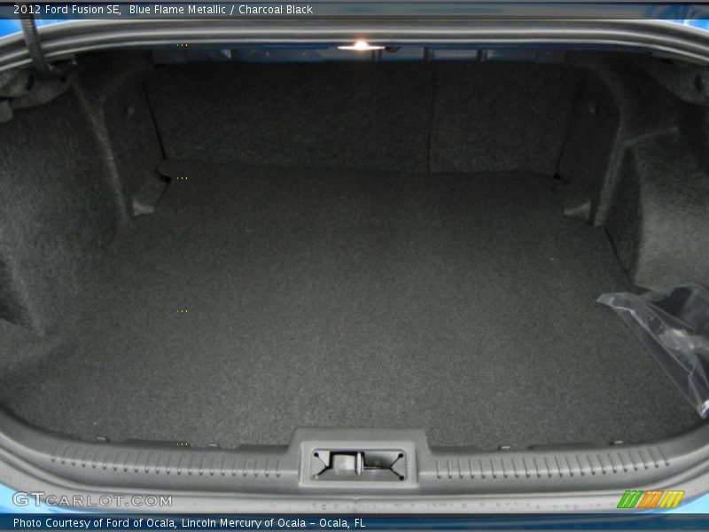 Blue Flame Metallic / Charcoal Black 2012 Ford Fusion SE