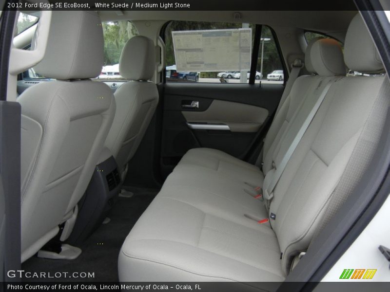 Rear Seat of 2012 Edge SE EcoBoost