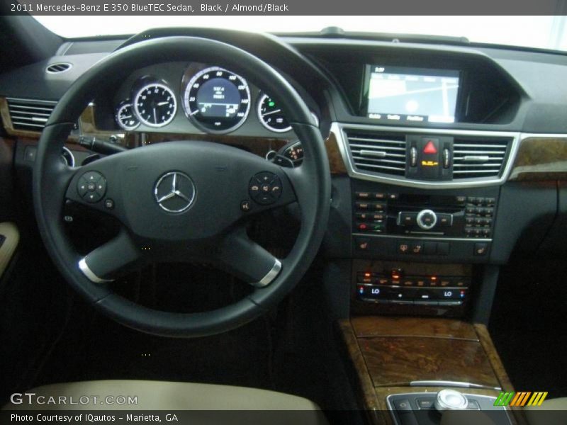 Black / Almond/Black 2011 Mercedes-Benz E 350 BlueTEC Sedan