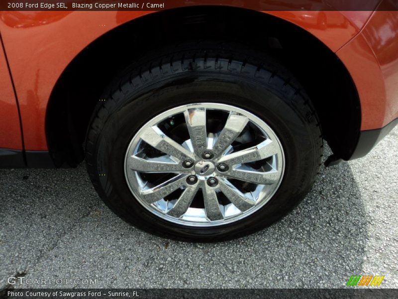 Blazing Copper Metallic / Camel 2008 Ford Edge SEL