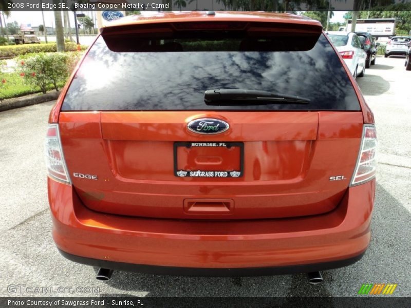 Blazing Copper Metallic / Camel 2008 Ford Edge SEL