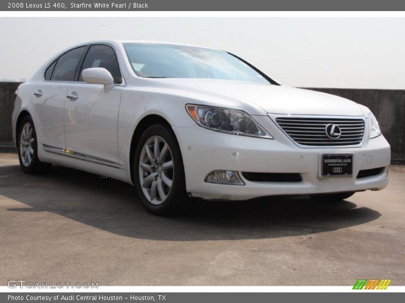 Starfire White Pearl / Black 2008 Lexus LS 460