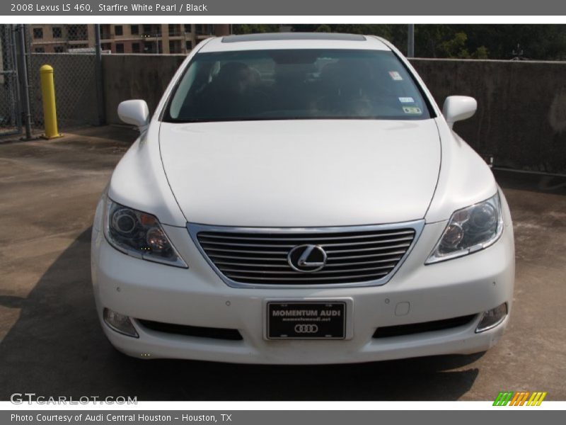 Starfire White Pearl / Black 2008 Lexus LS 460