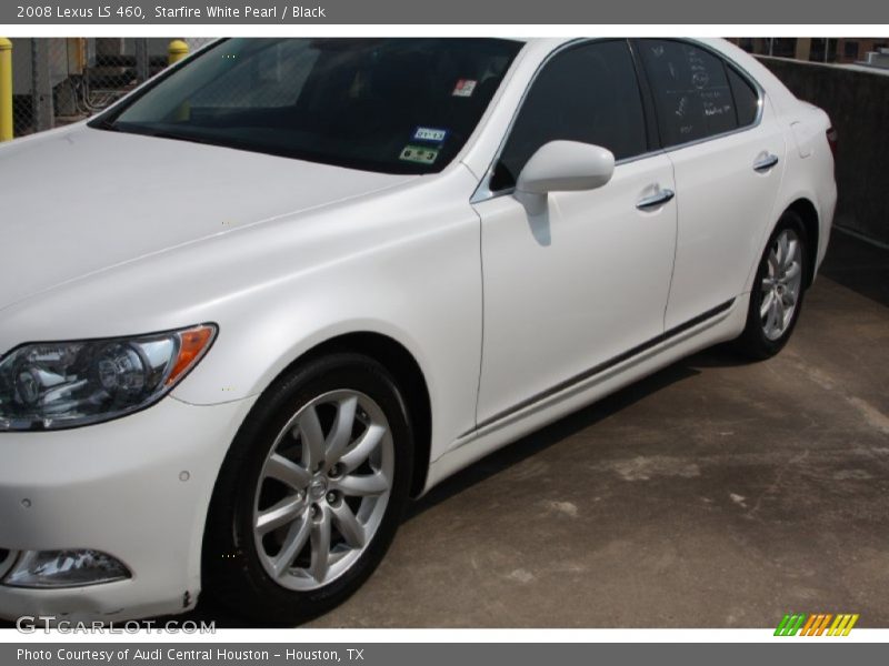 Starfire White Pearl / Black 2008 Lexus LS 460