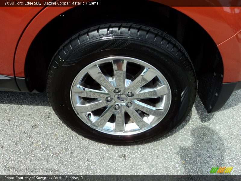 Blazing Copper Metallic / Camel 2008 Ford Edge SEL