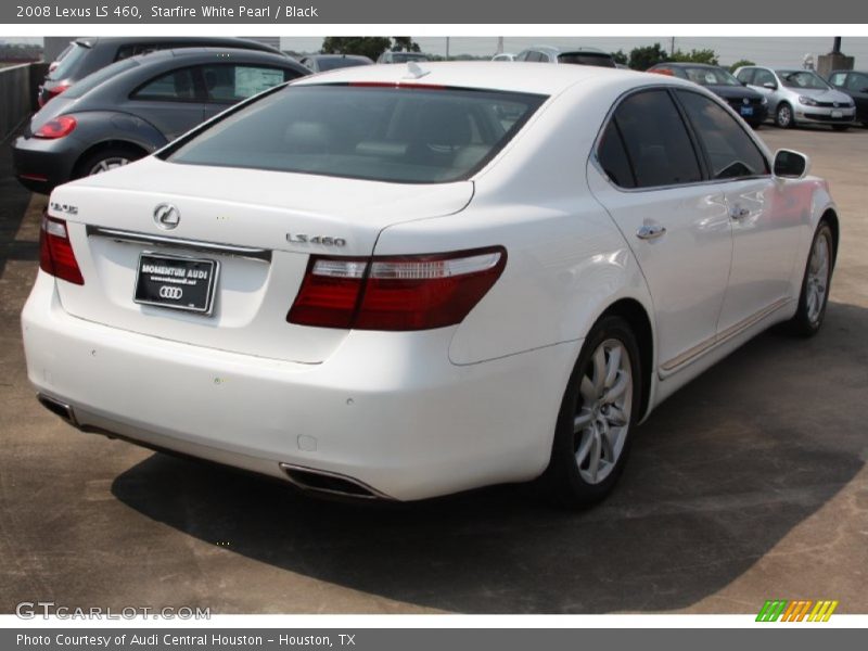 Starfire White Pearl / Black 2008 Lexus LS 460