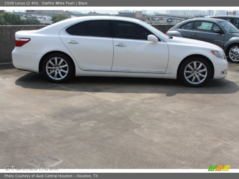 Starfire White Pearl / Black 2008 Lexus LS 460