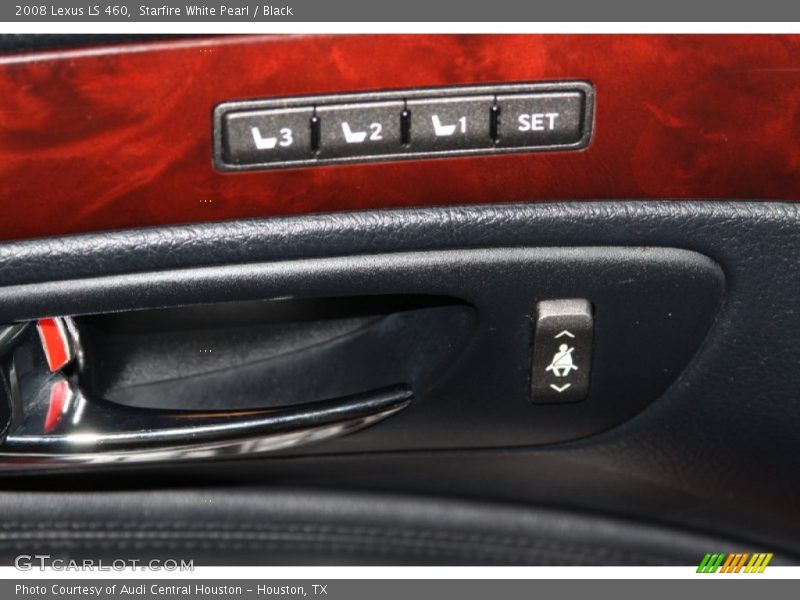 Starfire White Pearl / Black 2008 Lexus LS 460