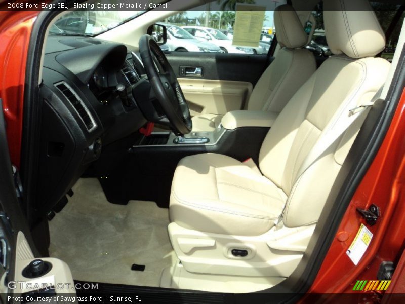 Blazing Copper Metallic / Camel 2008 Ford Edge SEL