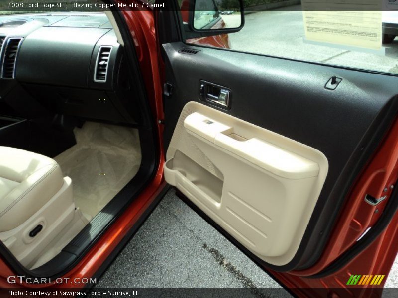 Blazing Copper Metallic / Camel 2008 Ford Edge SEL