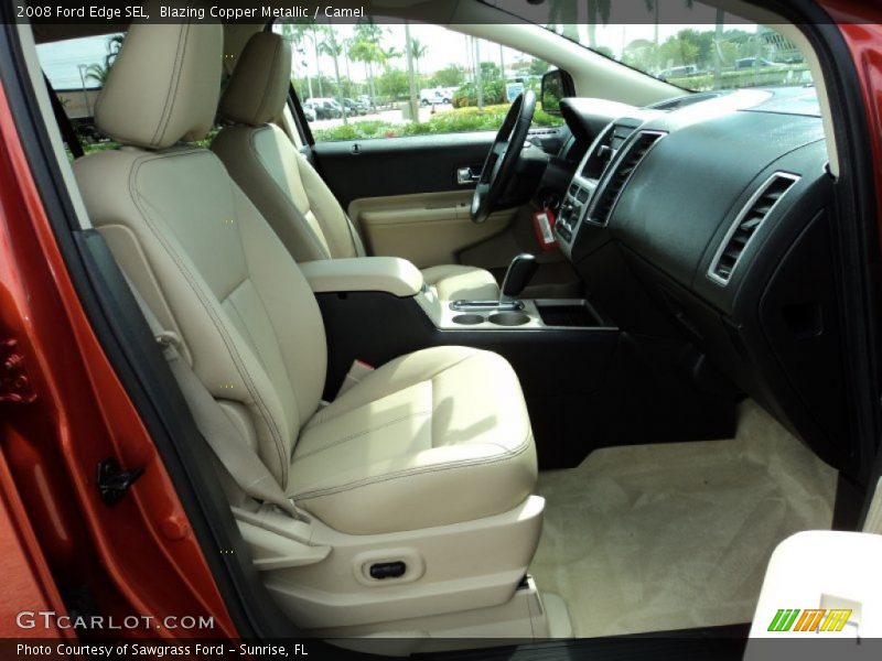 Blazing Copper Metallic / Camel 2008 Ford Edge SEL