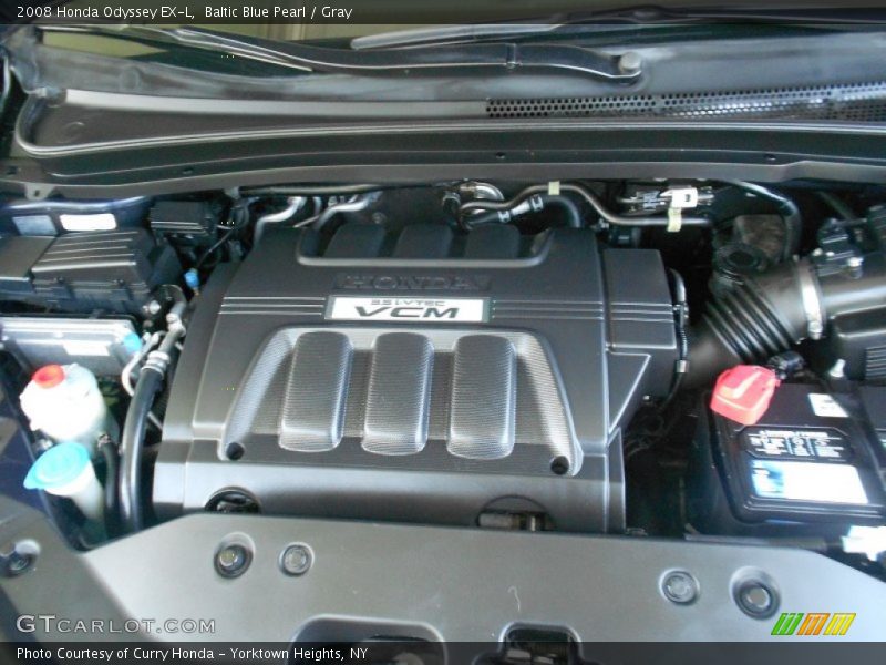 Baltic Blue Pearl / Gray 2008 Honda Odyssey EX-L