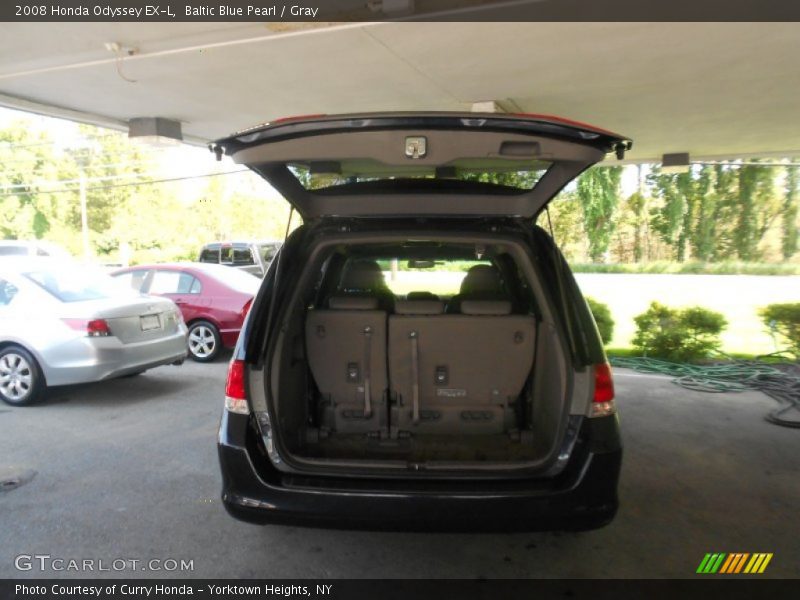 Baltic Blue Pearl / Gray 2008 Honda Odyssey EX-L