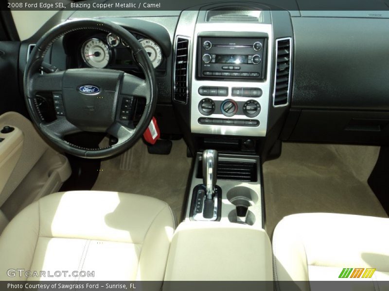 Blazing Copper Metallic / Camel 2008 Ford Edge SEL