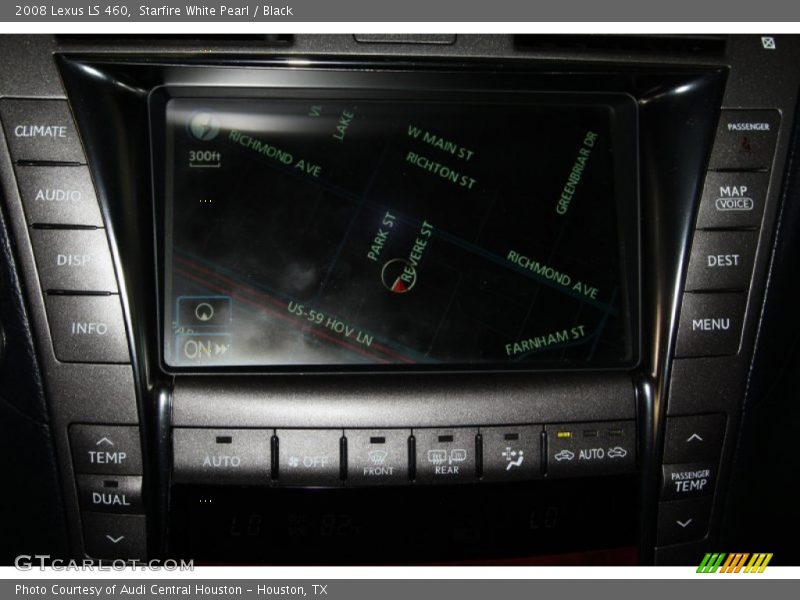 Starfire White Pearl / Black 2008 Lexus LS 460