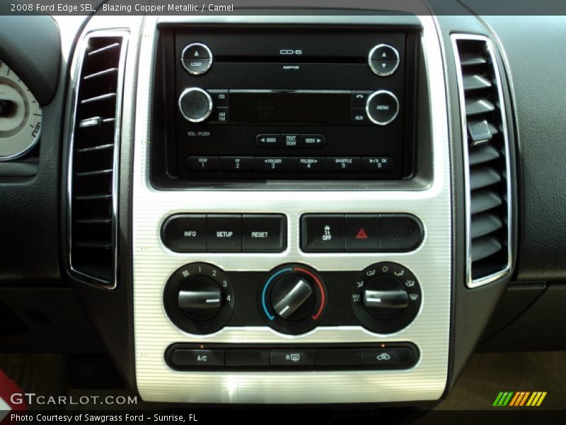 Blazing Copper Metallic / Camel 2008 Ford Edge SEL