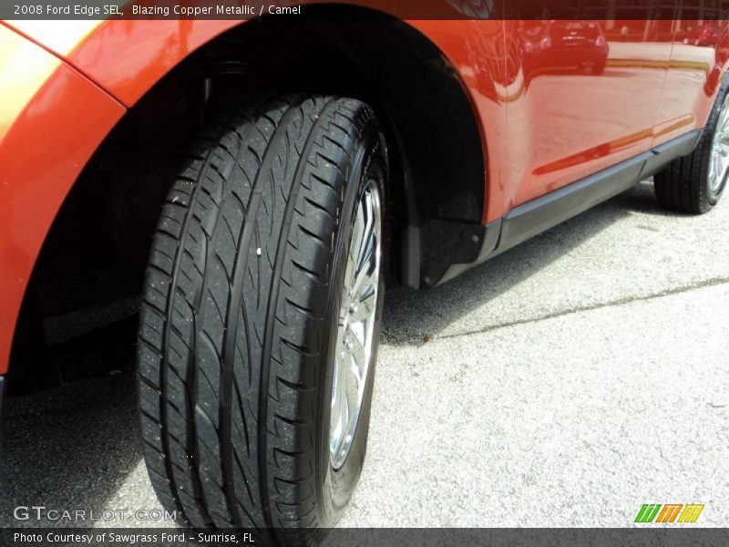 Blazing Copper Metallic / Camel 2008 Ford Edge SEL