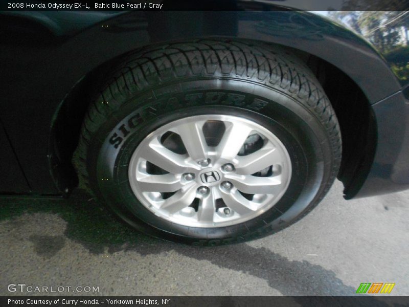 Baltic Blue Pearl / Gray 2008 Honda Odyssey EX-L
