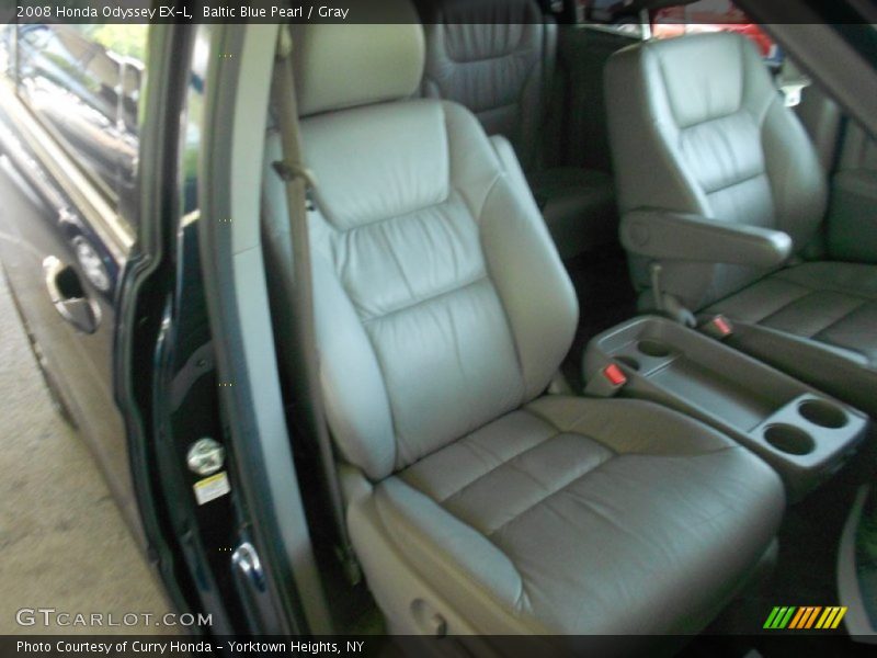 Baltic Blue Pearl / Gray 2008 Honda Odyssey EX-L