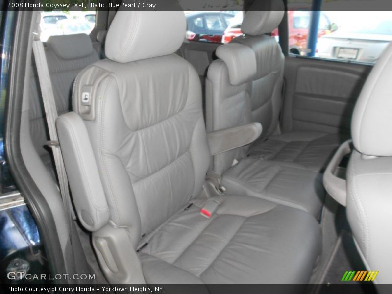 Baltic Blue Pearl / Gray 2008 Honda Odyssey EX-L