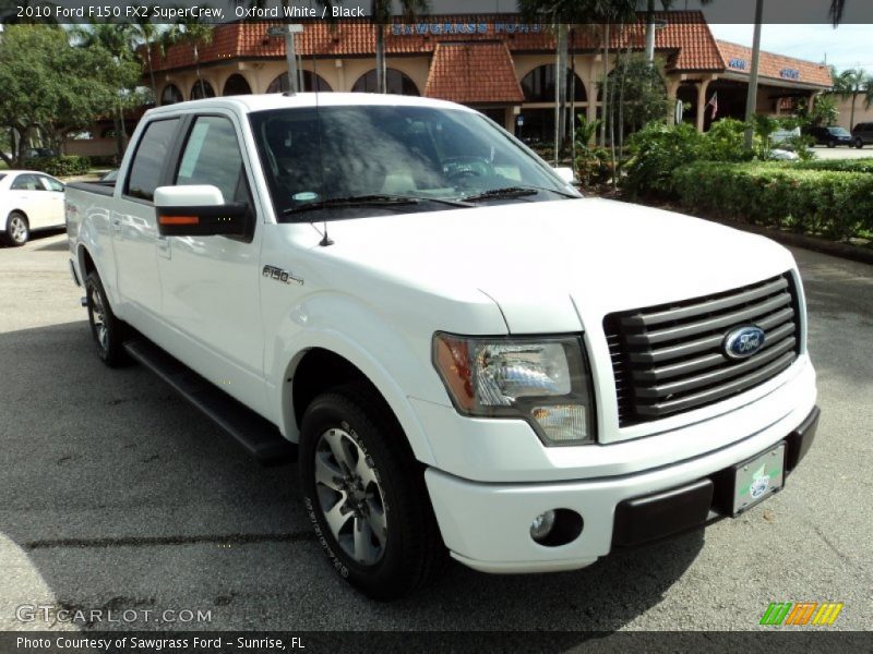Oxford White / Black 2010 Ford F150 FX2 SuperCrew