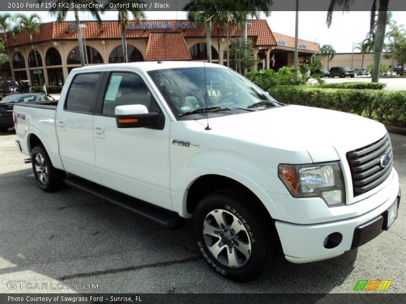 Oxford White / Black 2010 Ford F150 FX2 SuperCrew