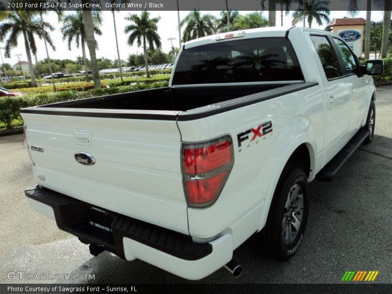 Oxford White / Black 2010 Ford F150 FX2 SuperCrew