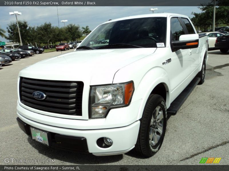 Oxford White / Black 2010 Ford F150 FX2 SuperCrew
