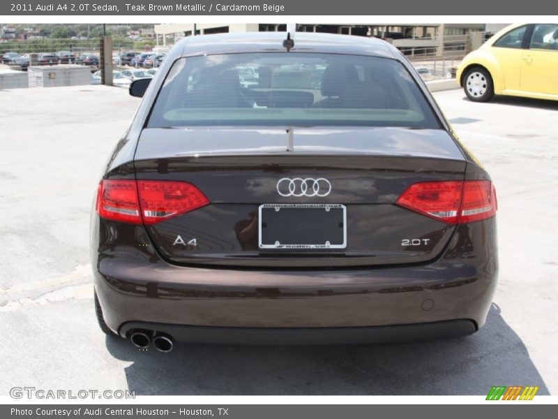 Teak Brown Metallic / Cardamom Beige 2011 Audi A4 2.0T Sedan