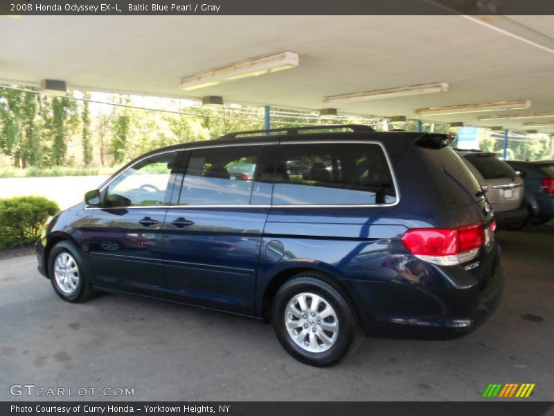 Baltic Blue Pearl / Gray 2008 Honda Odyssey EX-L