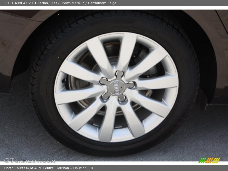 Teak Brown Metallic / Cardamom Beige 2011 Audi A4 2.0T Sedan