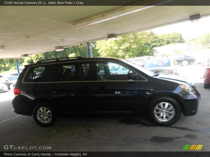 Baltic Blue Pearl / Gray 2008 Honda Odyssey EX-L