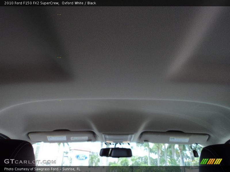 Oxford White / Black 2010 Ford F150 FX2 SuperCrew