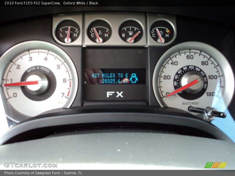 Oxford White / Black 2010 Ford F150 FX2 SuperCrew